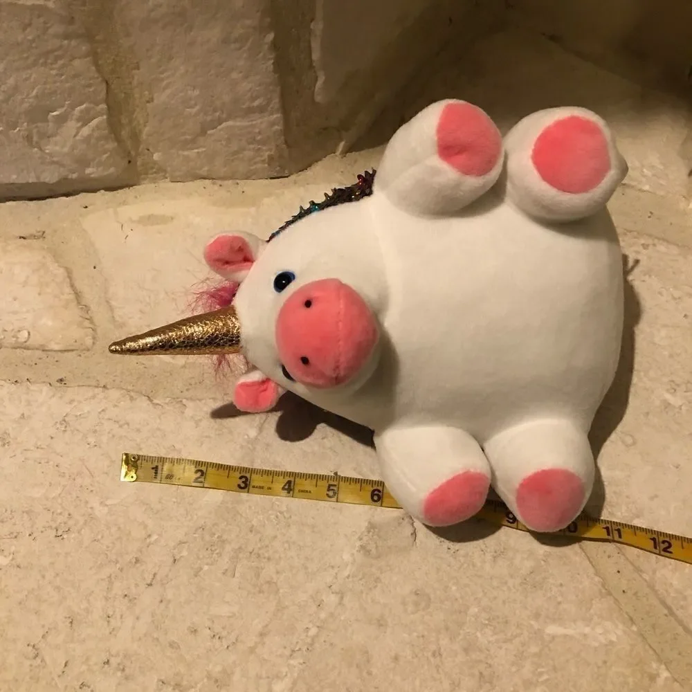 Creativity for Kids Sparkles The Unicorn weighted Plush Toy